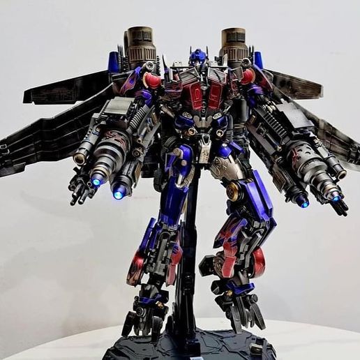 🤖 Transformers - Optimus Prime Jetwing DOTM - Acessórios de