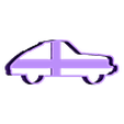 3D-01068-4.5IN NO DETAIL2 - PORSCHE 911.stl Porsche 911 cookie cutter