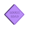 Rough Road Sign.stl Road Signs
