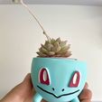 IMG_4308-conv.jpeg Set of 4 Minimalist Pokemon Planters / Pikachu / Bulbasaur / Charmander/ Squirtle