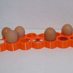 P1030731.JPG Free STL file Modular Egg Holder・3D printing idea to download