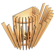ARD0004.png WALL LIGHT STL AND DXF FILES 4