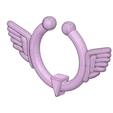 fem-jewel-septum-52-low-91.png STL file fake nose hook FAKE NIPPLE Clamps Pendant PIERCING Female Septum Barbaella male Non-Piercing Body Jewellery Bondage Weight femJ-52 3d print cnc・3D printing template to download