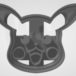 Pikachu.png STL file Picachu Cookie Cutter・3D printing design to download