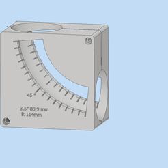 3.5-inc.jpg STL file 3d print file for 3.5" 88,9 mm Radius 114mm Elbow Cutting Fixture.・3D printable model to download
