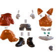 06.png 🦊🔥 EXCLUSIVE 3D PROJECT: Tails Prower "Urban Vibes" Style | STL to FDM and RESIN | Parts Separated by COLOR!