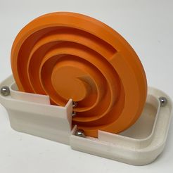 Image000a.jpg Fichier STL gratuit Marblevator, disque en spirale・Objet pour imprimante 3D à télécharger