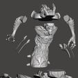9.jpg WHIPLASH - DOOM ETERNAL - Dynamic Pose HIGH POLY sculpted model STL for 3D printing