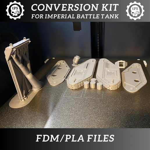 🪖 Hull Conversion kit for Imperial Battle Tank・ 3D File for 3D printing ...