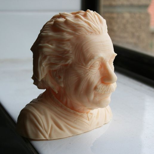 Albert Einstein bust 3D model