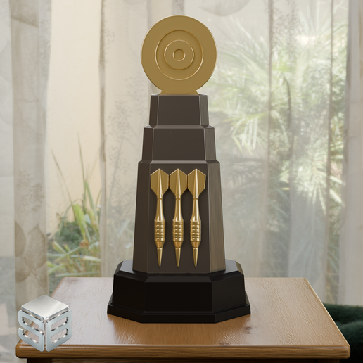 Triple Darts – Trophy for competitions [STL/3MF]