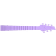 ICEMAN_NECK.stl Ibanez Iceman mini guitar model