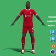 Konate_1.jpg 3D Rigged Ibrahima Konate Liverpool 2024