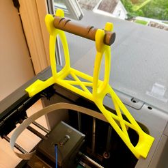 4d3d32c1e8ba4ffc293c1923468f28ca_display_large.JPG Free STL file Flashforge Finder & Inventor II - Overhead Spoolholder v2.0・Template to download and 3D print