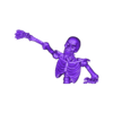 Huesitos_Pose2.stl STL file Fantasy (Undead) Human Skeleton for 3D Printing・3D printer model to download