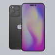 render_005.jpg Apple iphone14 Low-poly 3D model