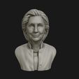 02.jpg Hillary Clinton 3D printable model