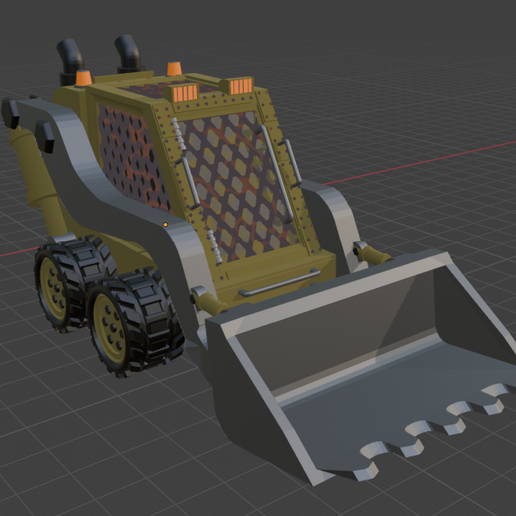 Spacecat engineering Vehicle skid steer loader