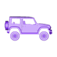 Suzuki_Jimny-Print_in_Place_weaker_spring.stl Free STL file Print-in-Place Suzuki Jimny・3D printing idea to download
