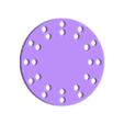 00_plate.stl Horloge circulaire