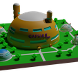 3.png Lowpoly 3d Model Of Capsule Corp Building From Dragon Ball