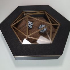Hexagon_Dice-Tray_004.jpg Hexagonal cube tray - Transport box with magnetic closure