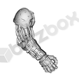 bionic_closed_right.png 28mm Maßstab Sci-fi Space Warrior Bionic Arms