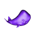 Whale_posed1__repaired_.stl Happy Whale