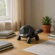 low-poly-turtle-8.webp Geometric Tortoise Sculpture – Modern Polygonal Design