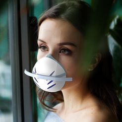 woman-3083390BL.jpg Free STL file Hopio Simple Eyes Shield v1.1・Template to download and 3D print