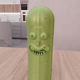untitled3.png 3D Cartoon Pickle Rick Figure Gift for Kids with 3D Stl File & Kids Toy, Cartoon Character, Cartoon Art, 3D Printed Decor, Figure Print