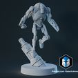 Pose-3-White.jpg 1:48 Scale Battle Droid Army - B2 Class - 3D Print Files