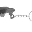 Snub_Pistol_Keychain_1.2651.jpg Keychain - Snub Pistol - Gears of War - Printable 3d model - STL files