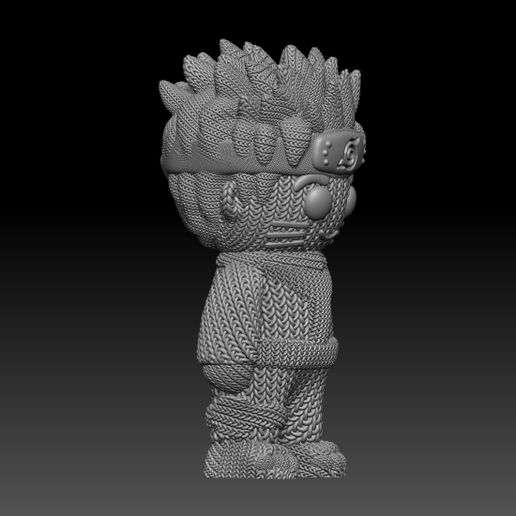 Knitted Naruto Figurine - Miniatures - PLA - 3D printed product - фото 6
