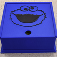 Capture d’écran 2017-12-28 à 09.58.16.png Free STL file Cookie Monster Box・3D print object to download, hanselcj