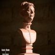 haunted-mansion-cousin-maude-3d-printable-bust-3d-model-obj-stl-2.jpg Fichier 3D Buste imprimable en 3D de la cousine Maude du manoir hanté・Modèle imprimable en 3D à télécharger