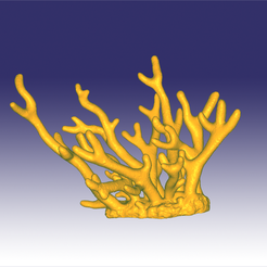 staghorn yeni.png Archivo OBJ Coral de cuerno de ciervo・Modelo para descargar y imprimir en 3D, Dsignrcmc