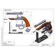 8.png Sailor Pistol - Sea of Thieves - Printable 3d model - STL + CAD bundle - Personal Use