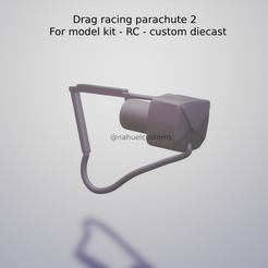 New-Project-(94).png STL-Datei Drag racing parachute 2 - For model kit - RC - custom diecast・3D-druckbares Design zum Herunterladen
