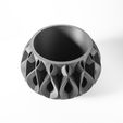 DSC04303.jpg The Viris Planter Pot with Drainage Tray & Stand Included: Modern and Unique Home Decor for Plants and Succulents  | STL File