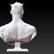 pedestal-white5.jpg Life Size - Darth Maul Star Wars Bust - 3D Statue on Pedestal