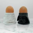 132574834_301935457891193_3481572554306300278_n.jpg Egg Holder Helmet Starwars Darth Vader and Storm Trooper 3D print model