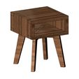 side-table-02.JPG Miniature bedroom side table  furniture for model making prop 3D print model