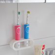 DSC_0122.jpg Wall Holder for Oral-B Electric Toothbrushes, Toothbrush Holder