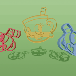 untitled.png Archivo STL Cuphead videogame coockie cutter・Diseño de impresión en 3D para descargar