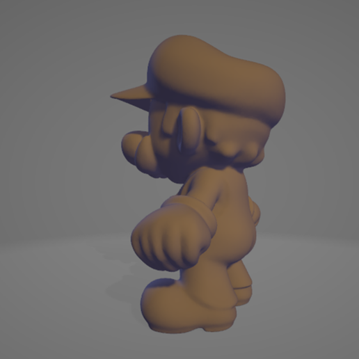 🧞‍♂️ Cute Mario - 3D Model・Free STL File for 3D printing・Cults