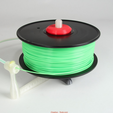 1.png Бесплатный STL файл Universal stand-alone filament spool holder (Fully 3D-printable)・Дизайн 3D принтера для загрузки