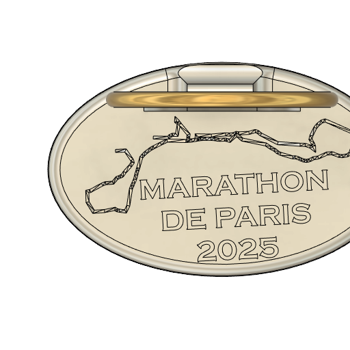 Médaille en métal - Marathon pour Tous Paris 2024