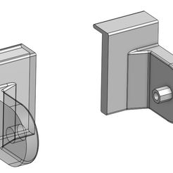 brackets_both.jpg Archivo STL gratis Soporte de persiana / soporte de rodillo・Diseño imprimible en 3D para descargar
