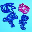 Sonic-set.jpg Sonic and Amy Rose set cookie cutter